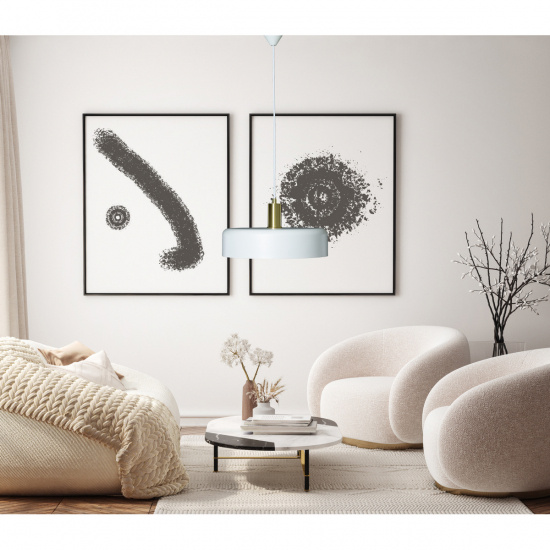 SUVI Taklampa, Vit/Matt M�ssing