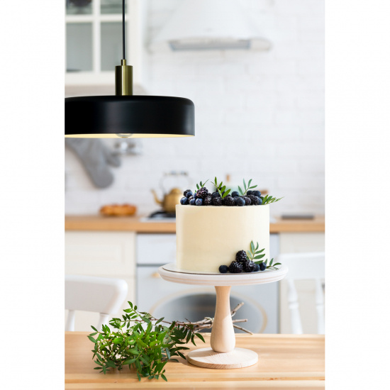 SUVI Taklampa, Svart/Matt M�ssing