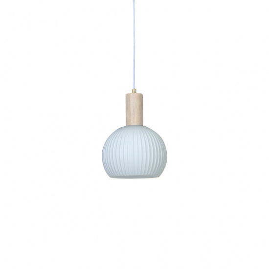LAPPONIA F�nsterlampa 15cm, Vitoljat tr�/Vit