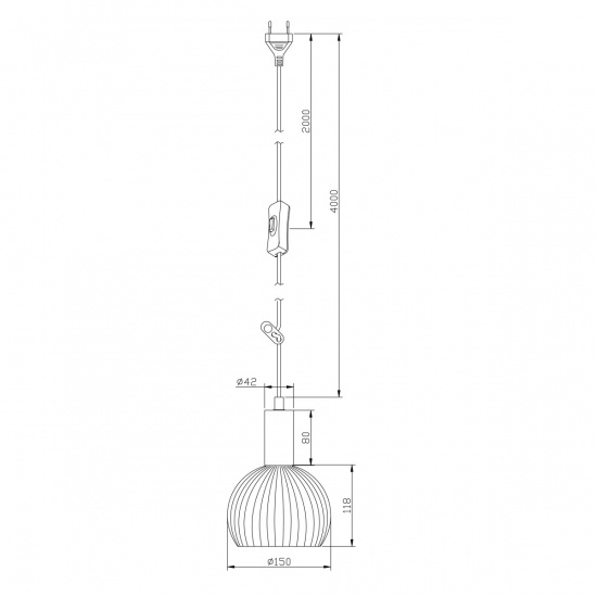 LAPPONIA F�nsterlampa 15cm, Vitoljat tr�/Vit