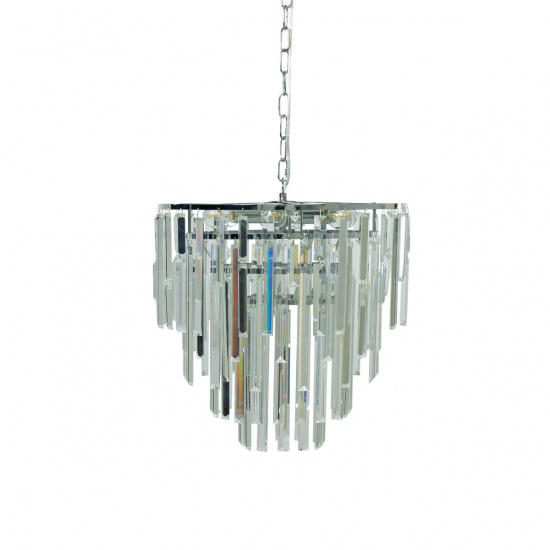 STRATI Taklampa, Krom/Klar