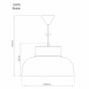 BESSIE Taklampa Svart/Guld 39cm BESSIE Taklampa Svart/Guld 39cm
