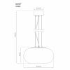 MANET Taklampa - Krom/Vit - Diameter 37cm MANET Taklampa - Krom/Vit - Diameter 37cm