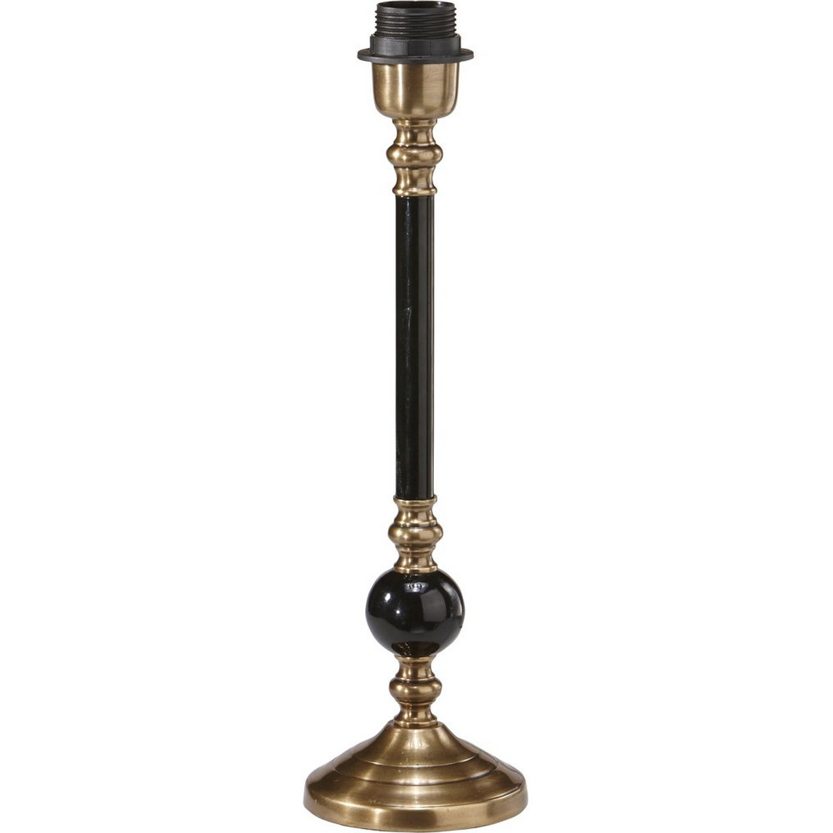 Abbey Lampfot, Svart/Antikm�ss 40cm