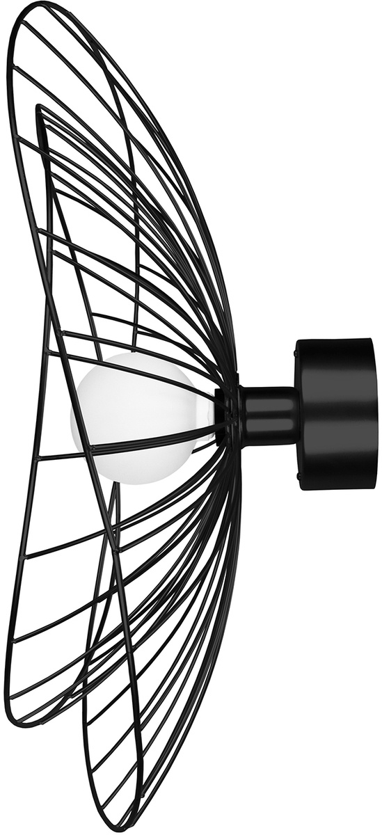 Plafond/v�gglampa Ray Svart