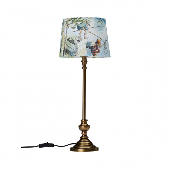 Andrea bordslampa, Antikm�ssing 53 cm