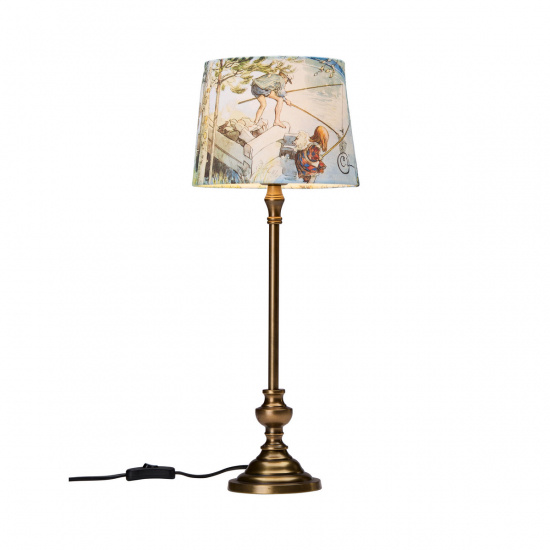 Andrea bordslampa, Antikm�ssing 53 cm