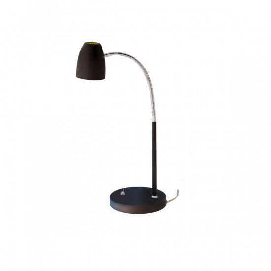 SANDNES Bordlampa, Svart/Krom