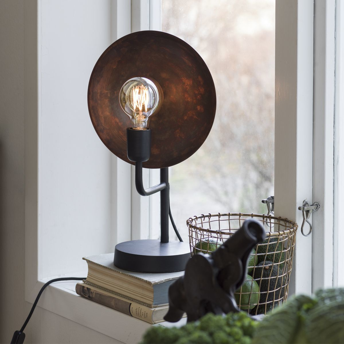 Upptown Lampfot, Svart 44cm