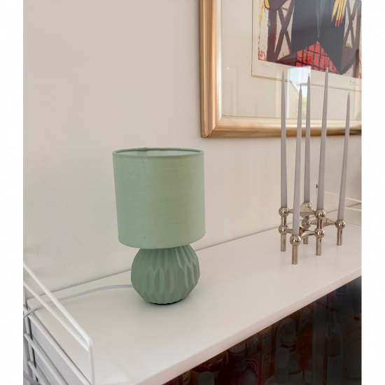 CHARLOTTE Bordlampa, Gr�n