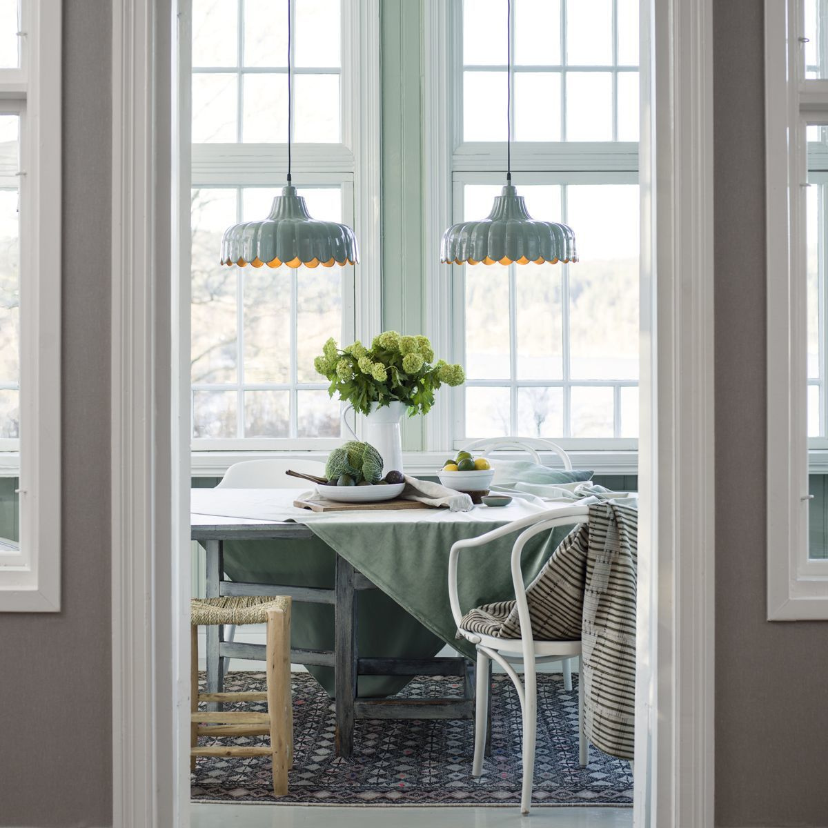 Wells taklampa, Svart/guld 43cm