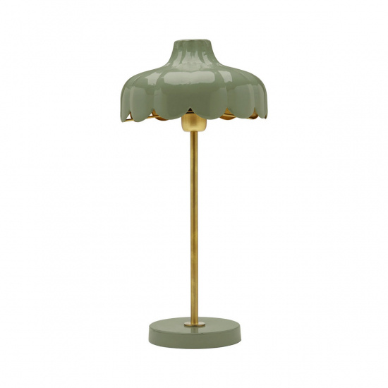 WELLS Bordlampa - Mossa/Guld - H�jd 50cm