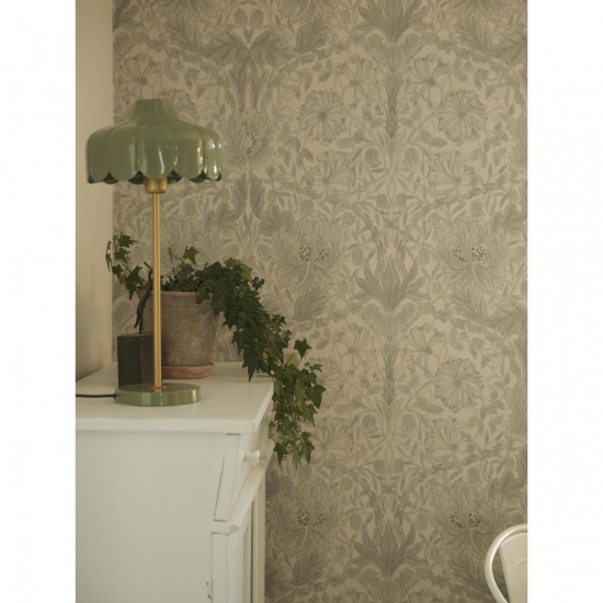 WELLS Bordlampa - Mossa/Guld - H�jd 50cm