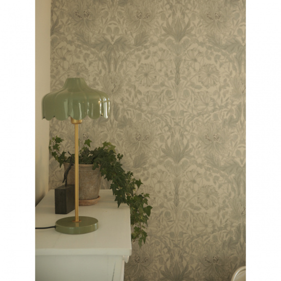 WELLS Bordlampa - Mossa/Guld - H�jd 50cm