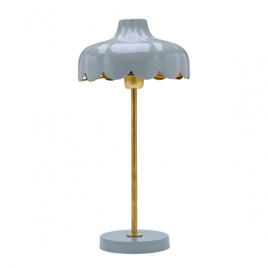 WELLS Bordlampa - Denim/Guld - H�jd 50cm