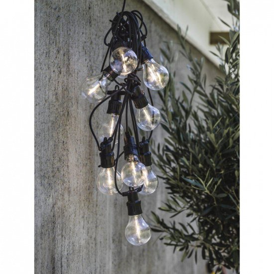 Glow ljusslinga, Svart 8,7m