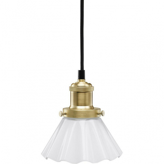 AUGUST F�nsterlampa -  Opal veckad 15cm