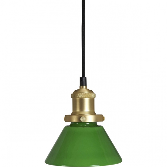 August F�nsterlampa, Gr�n 15cm