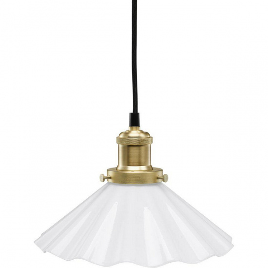 August F�nsterlampa, Opal veckad 25cm