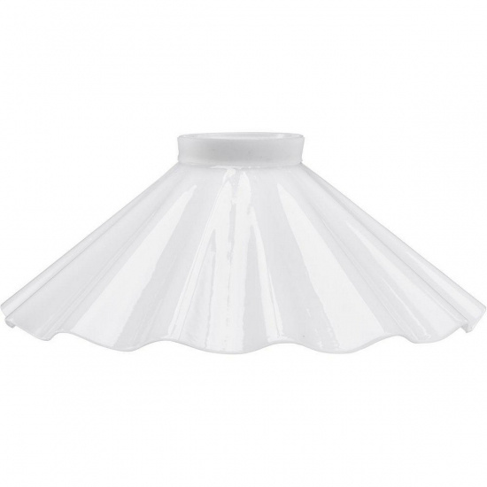 August Lampsk�rm, Opal veckad 25cm