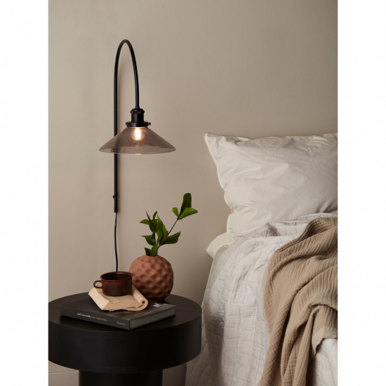 August V�gglampa, Svart 25cm