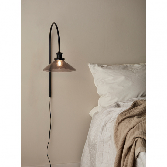 August V�gglampa, Svart 25cm