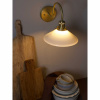 AUGUST Vägglampa IP23, Mäss/Opal 25cm AUGUST Vägglampa IP23, Mäss/Opal 25cm