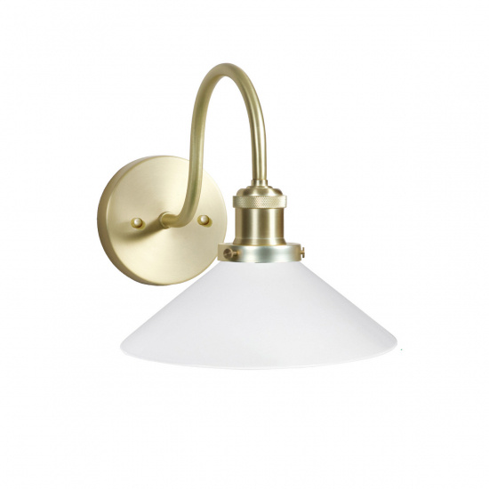 AUGUST V�gglampa IP23, M�ss/Opal 25cm