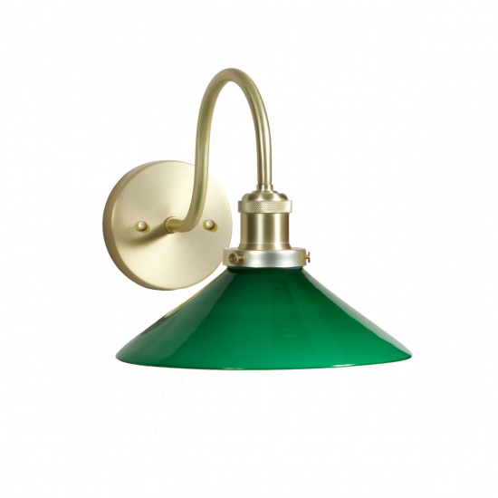 AUGUST V�gglampa IP23, M�ss/Gr�n 25cm