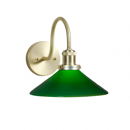 AUGUST V�gglampa IP23, M�ss/Gr�n 25cm
