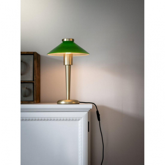 AUGUST Bordslampa, Gr�n 34cm