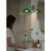 AUGUST Vägglampa IP23, Krom/Grön 25cm AUGUST Vägglampa IP23, Krom/Grön 25cm