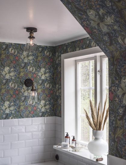 Kappa v�gglampa, Svart/m�ss Klar 14cm