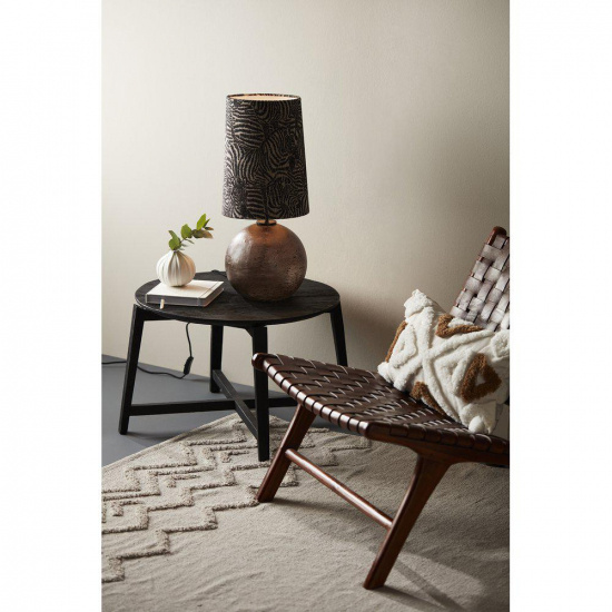 Jonna Lampfot, Brun Vintage 28cm