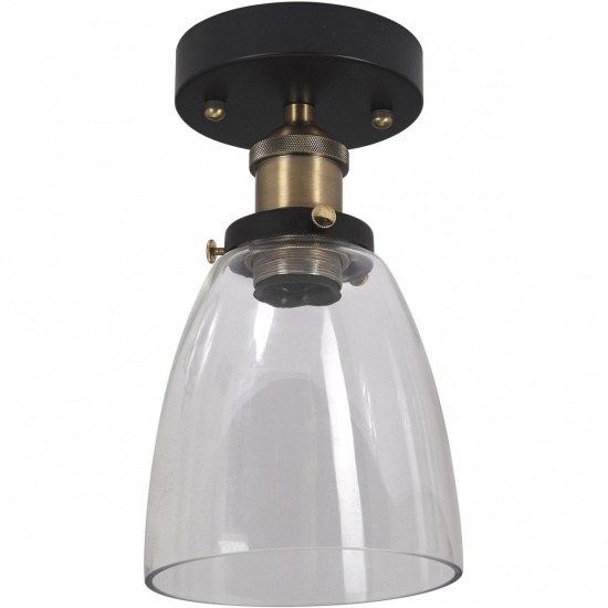 Kappa taklampa, Svart/m�ss Klar 14cm