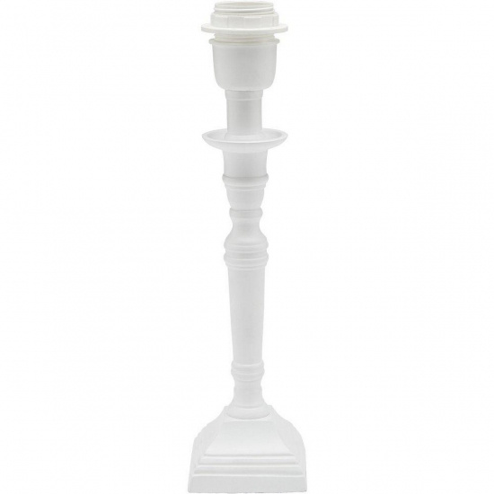 Salong Lampfot, Vit 33cm