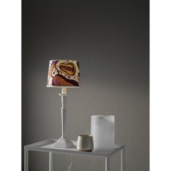 Salong Lampfot, Vit 33cm