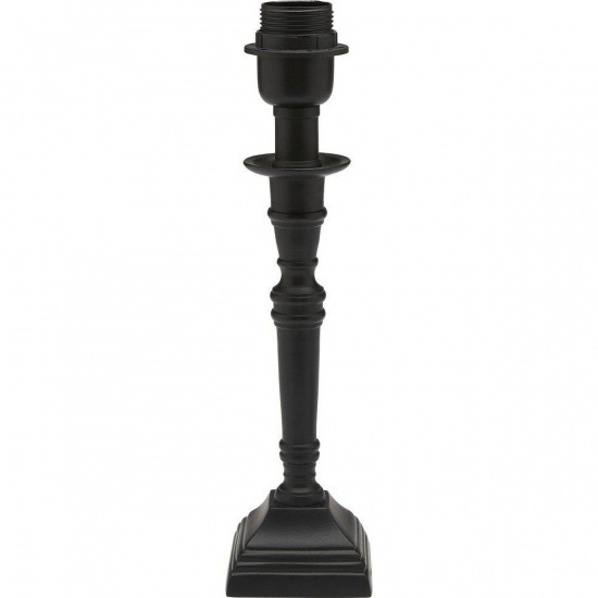 Salong Lampfot, Matt Svart 33cm