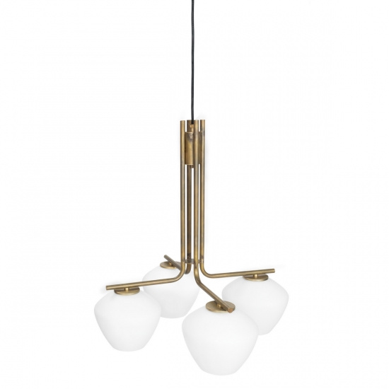 Taklampa DK 4-L�G R�M�SS/OPAL MATT