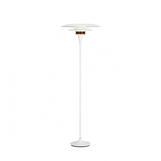 Diablo golvlampa D500 vit/m�ssing E27