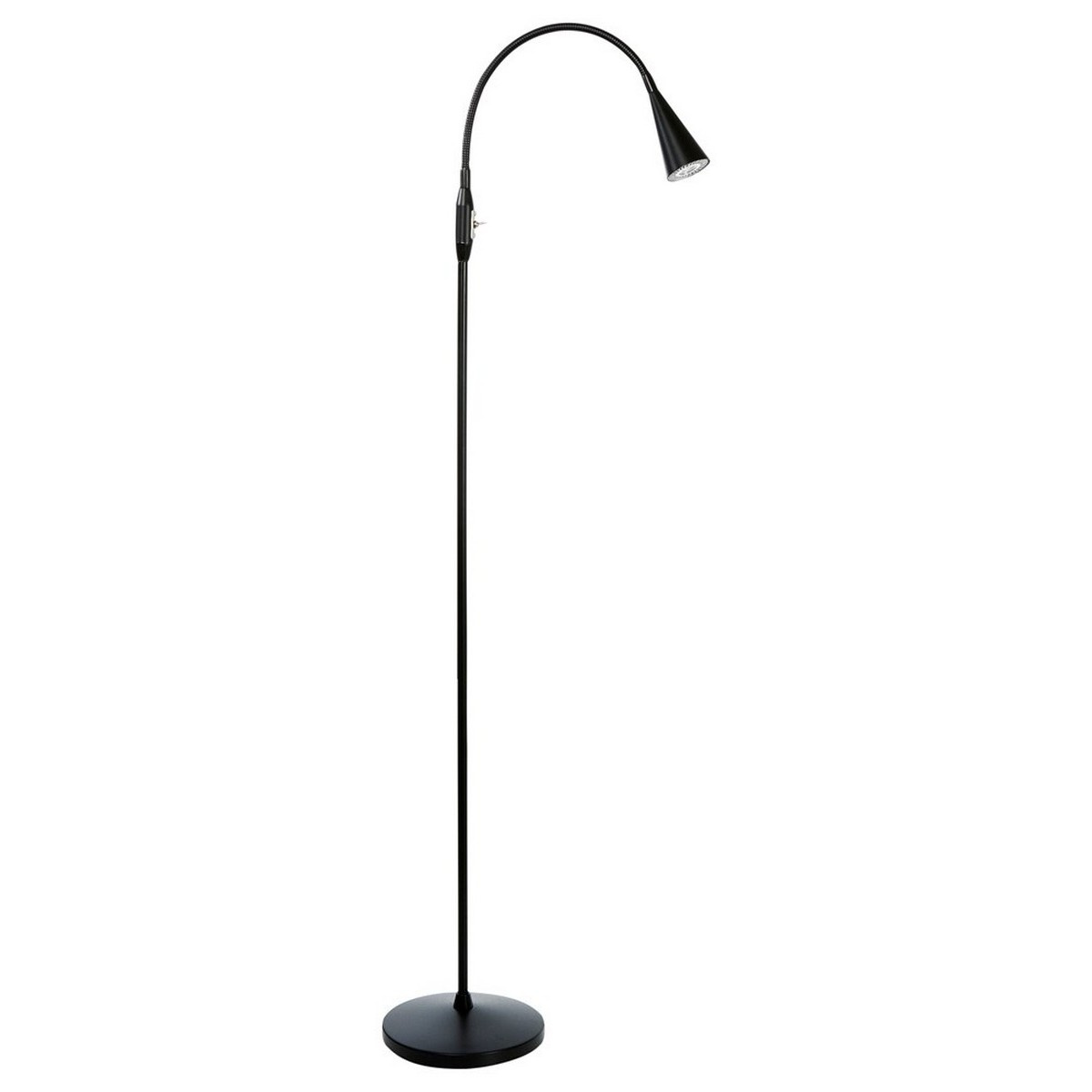 Ledro golvlampa mattsvart MR16