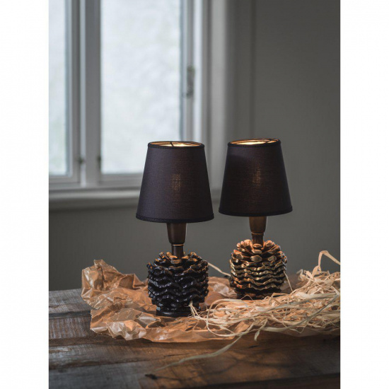 Kotten Lampfot, Svart 19cm