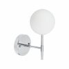 SIGMA S Vägglampa, Krom Opal, 25cm SIGMA S Vägglampa, Krom Opal, 25cm