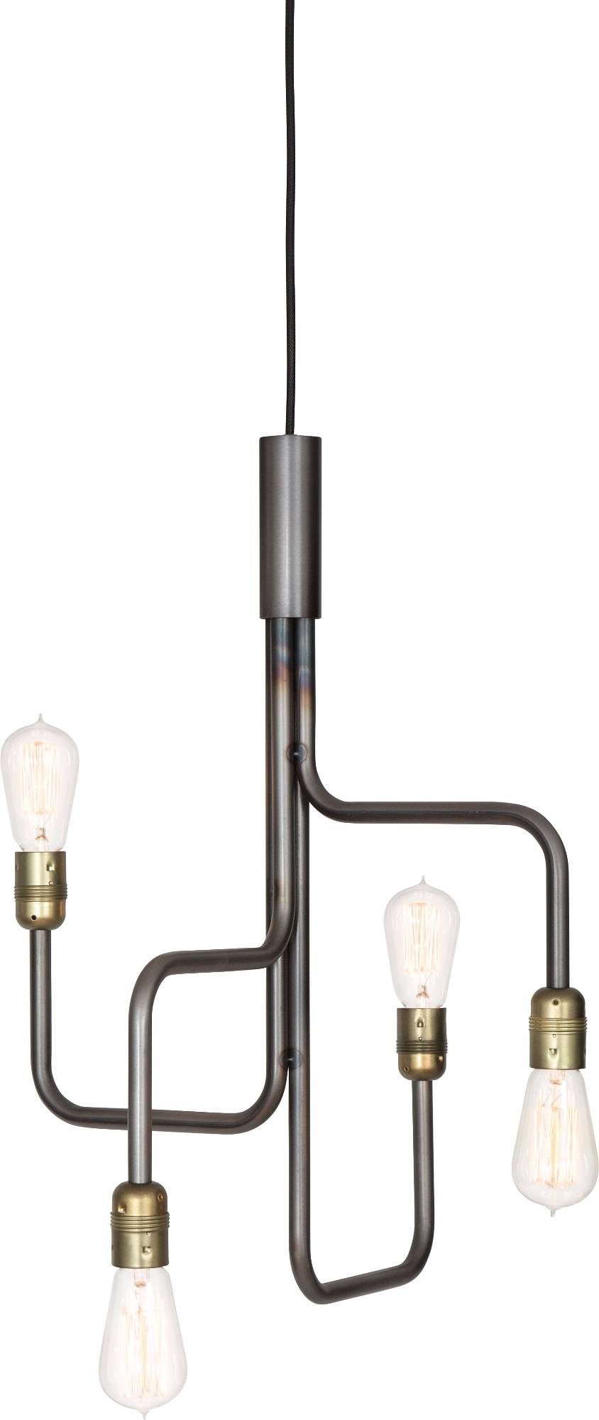 Taklampa Strapatz Svartoxid 4-L�g