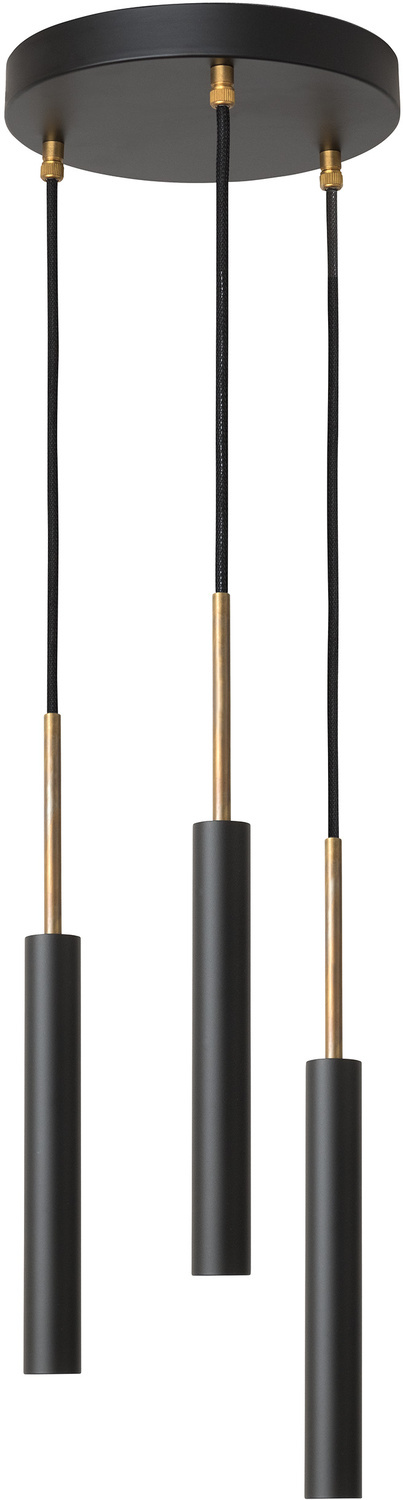 STAV Taklampa Svart/R�m�ss 3-L�gig