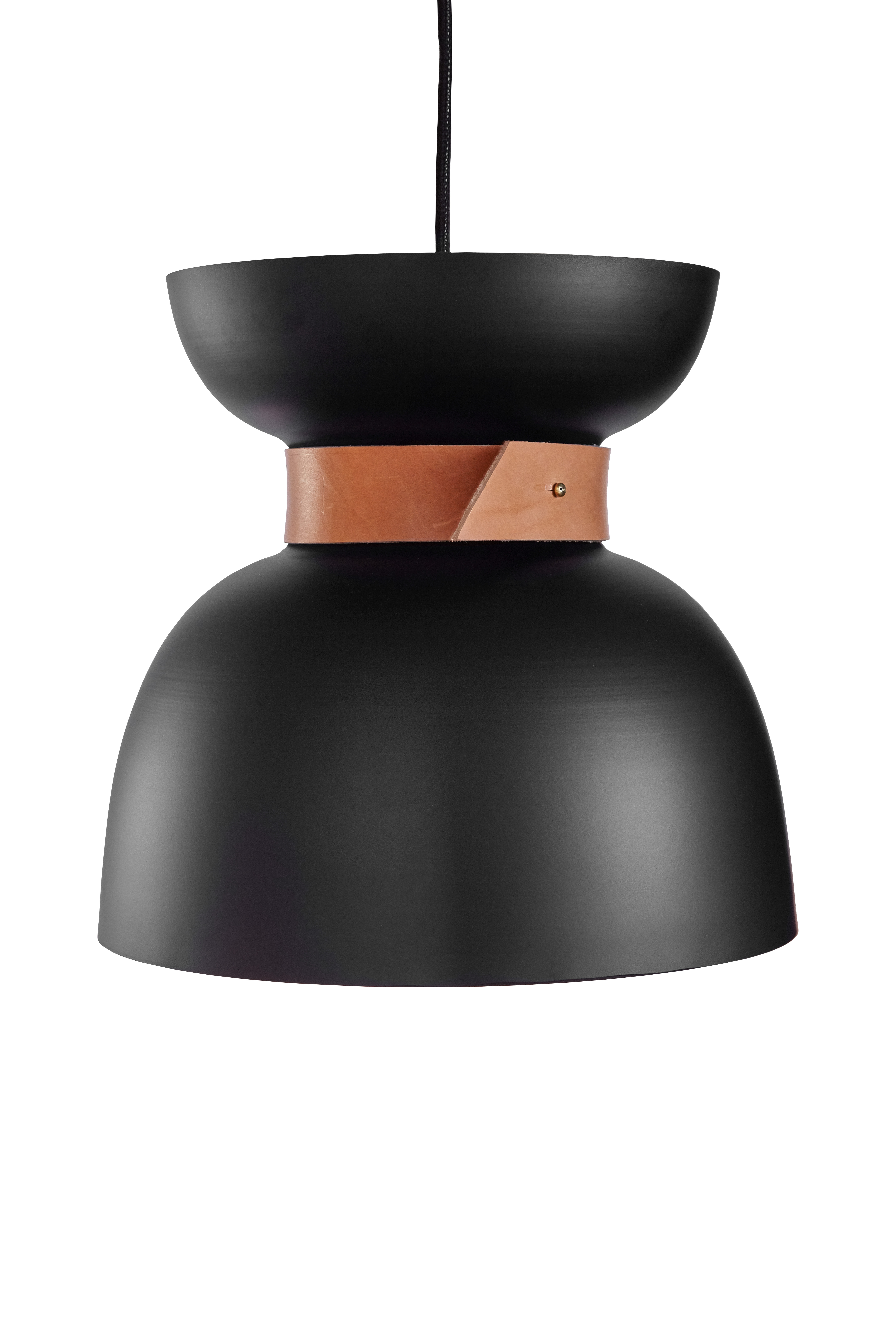 Taklampa LIV SVART/R�M�SS/L�DER