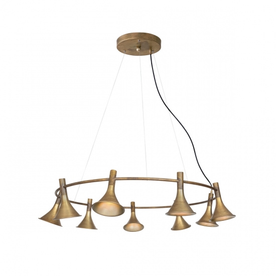 Taklampa MEGAFON 9-L�G RUND R�M�SS