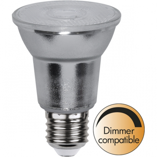 LED-lampa E27 PAR20 Spotlight Glass
