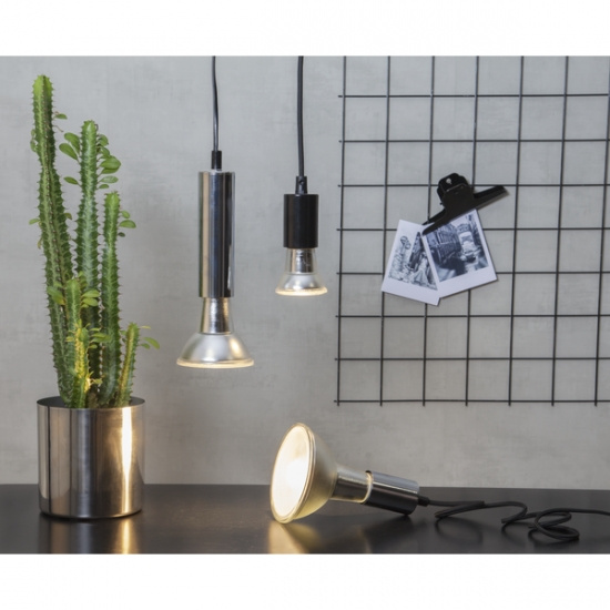 LED-lampa E27 PAR20 Spotlight Glass