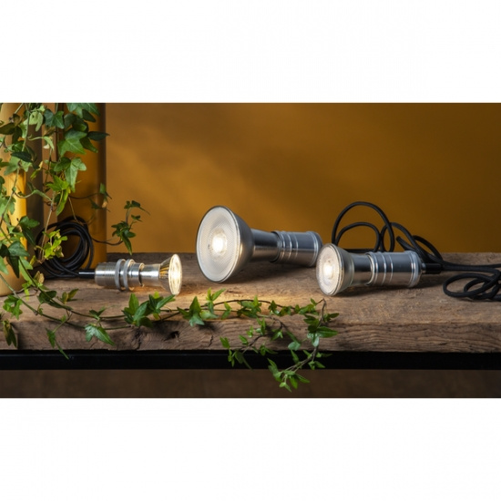 LED-lampa E27 PAR20 Spotlight Glass